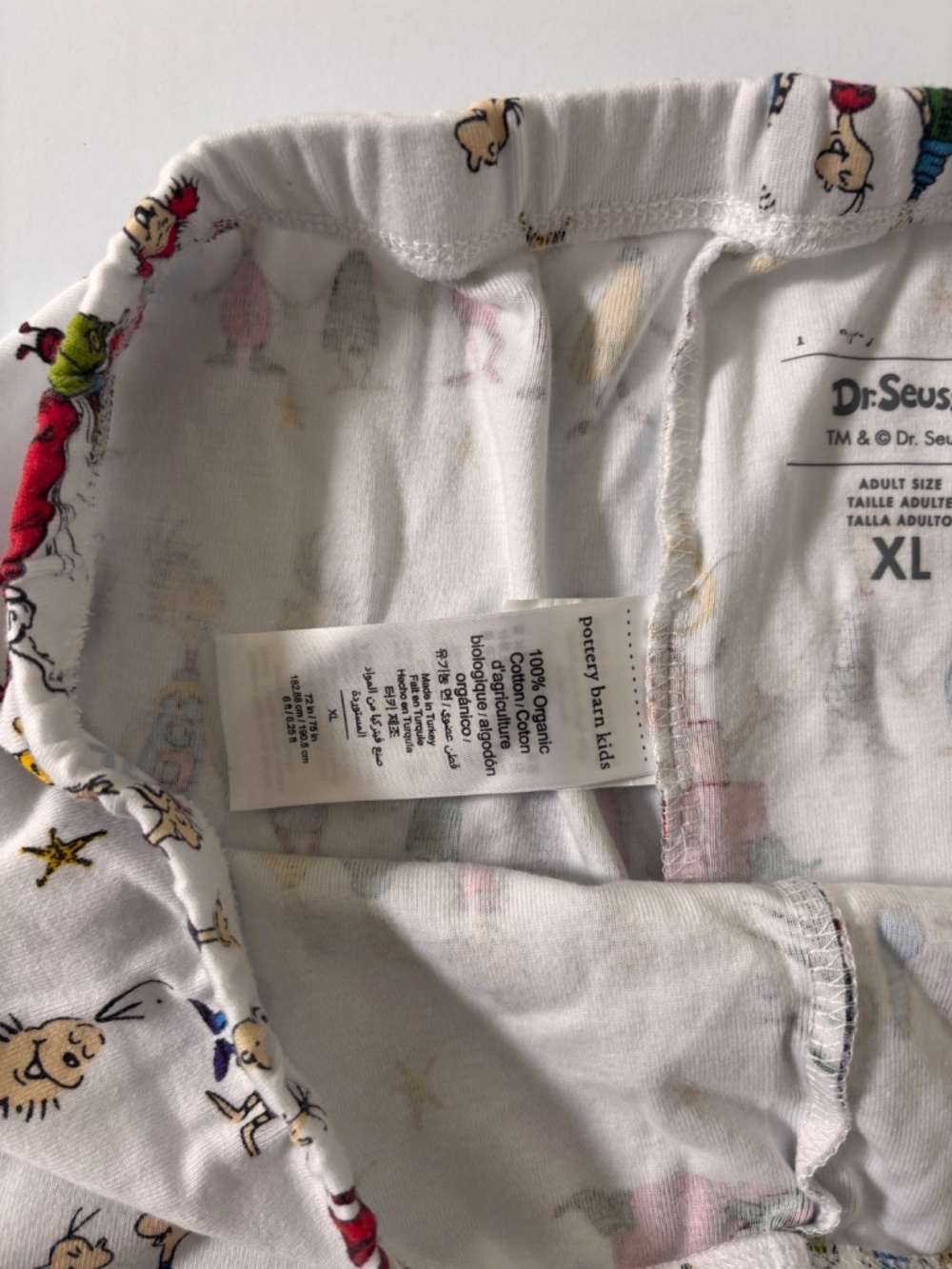 Pottery Barn Kids Grinch Christmas Pajama Pants Adult XL - Picture 5 of 6